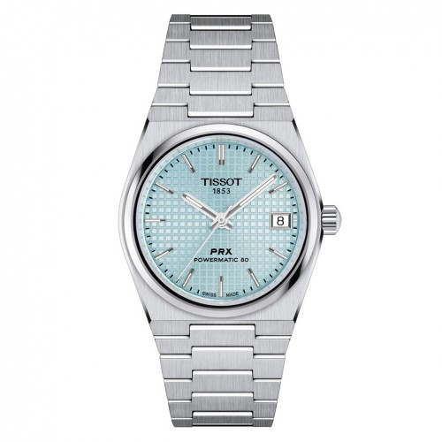 Reloj Tissot PRX Powermatic 80 T1372071135100 acero 35mm azul
