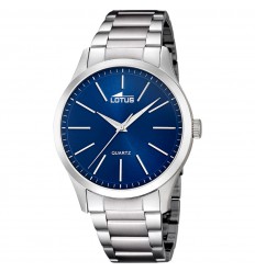 Lotus 15959/A Minimalist esfera azul acero 42mm 5 ATM hombre