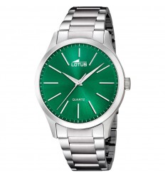 Lotus 15959/B Minimalist green dial steel 42mm 5 ATM men’s