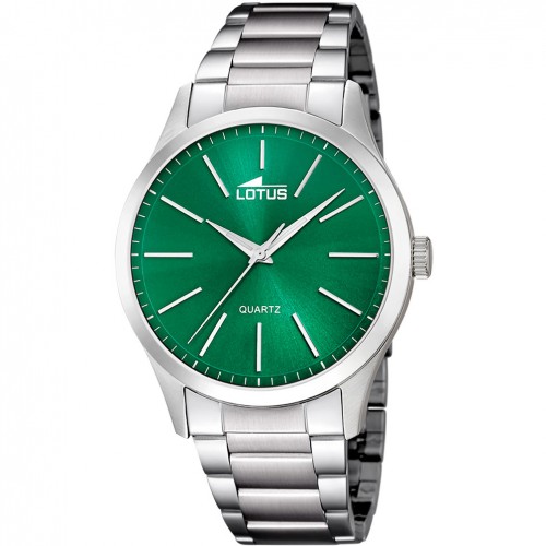 Lotus 15959/B Minimalist esfera verda acer 42mm 5 ATM home