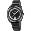Lotus Pulse 19099/1 steel black leather quartz men’s watch 5 ATM