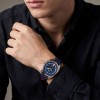 Lotus Pulse 19096/1 blue steel blue leather quartz men’s watch 5 ATM
