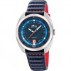 Lotus Pulse 19096/1 blue steel blue leather quartz men’s watch 5 ATM