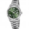 Lotus 19002/4 men’s watch steel green dial steel bracelet 10 ATM