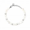 Polsera ajustable acer amb perles de petxina de Kidult 831229