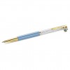 Swarovski Crystalline Minions blue ballpoint pen gold-tone plated 5744245