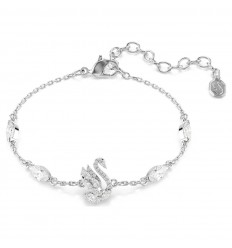 Swan Swarovski Bracelet Mixed cuts swan white rhodium plating 5758682