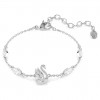 Polsera Swan Swarovski Talles mixtes Cigne Blanca Bany de rodi 5758682