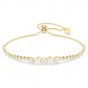 Pulsera Swarovski Mesmera 5747939 blanca dorada piedras Swarovski