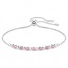 Matrix bracelet Swarovski 5763042 pink zirconia rhodium plated
