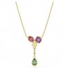 Collar Imber Y Swarovski tallas mixtas multicolor tono oro 5753261