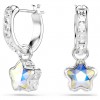 Arracades Chroma Swarovski estrella talles mixtes blanc rodi 5754172