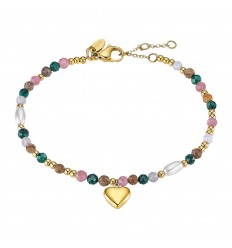 Lotus Style bracelet for women multicolored gold finish LS2553-2/2