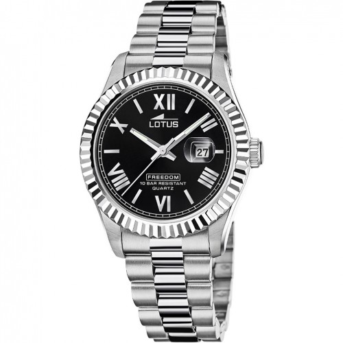 Reloj Lotus Freedom home esfera negra braçalet acer 19002/5