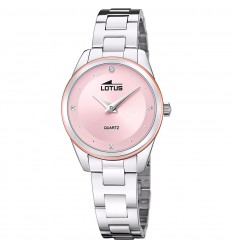 Rellotge Lotus Trendy esfera rosa circonites braçalet acer 18795/3