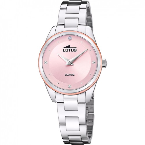 Rellotge Lotus Trendy esfera rosa circonites braçalet acer 18795/3