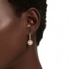 Arracades Swarovski Una Angelic talla rodona blanc to or 5758095