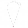 Colgante Chroma Swarovski tallas mixtas corazón baño rodio 5757789