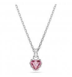 Colgante Chroma Swarovski tallas mixtas corazón baño rodio 5757789