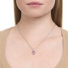 Colgante Chroma Swarovski tallas mixtas corazón baño rodio 5757789
