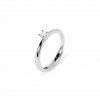 Mabina 523470 solitaire ring 925 silver lab-grown diamond 0.06 ct