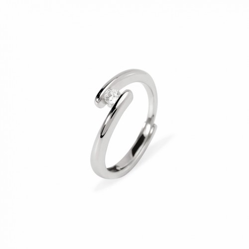 Anell Mabina 523472 solitari plata 925 diamant de laboratori 0,10 ct