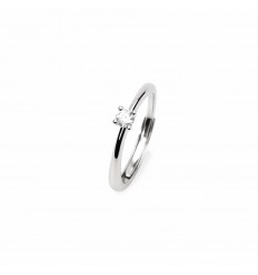 Anell Mabina 523502 solitari plata 925 diamant lab-grown 0,14 ct