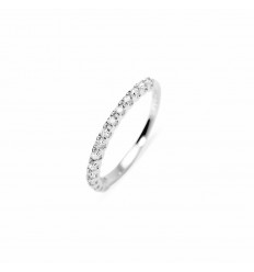 Anell Mabina 523521 mitja vereta plata 925 diamants lab-grown 0,018 ct