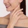 Mabina 523522 ring with laboratory diamonds 925 silver 0.05 ct