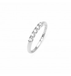 Mabina 523522 ring with lab-grown diamonds 925 silver 0.05 ct