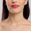 Mabina 553804 laboratory diamond point of light pendant 0.10 ct