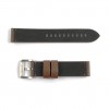 Correa Tissot en piel color marrón de 20mm y hebilla en acero T852048215