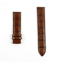Corretja de pell marró de 19mm per a rellotges Tissot Le Locle automàtics T610047476