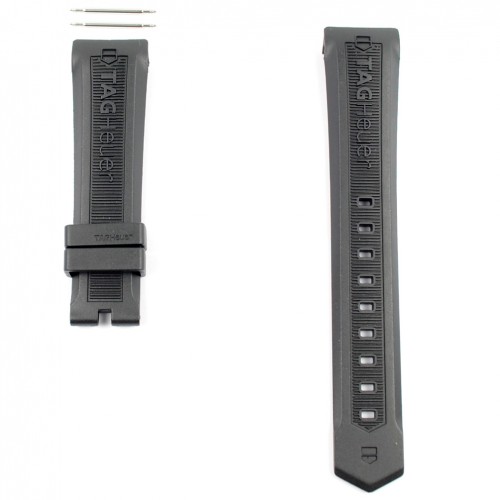 Corretja cautxú Tag Heuer Aquaracer cronògraf 21mm amb sivella BT0712/FT8011