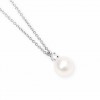 Colgante Mabina 553865 perla cultivada diamante lab-grown 0,08 ct