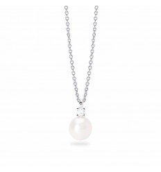 Colgante Mabina 553865 perla cultivada diamante lab-grown 0,08 ct