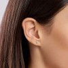 Pendientes Mabina 563892 punto de luz diamantes lab-grown 0,10 ct