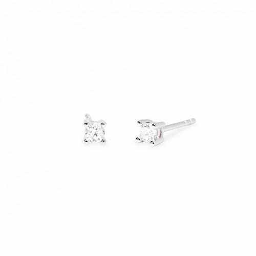 Pendientes Mabina 563892 punto de luz diamantes lab-grown 0,10 ct