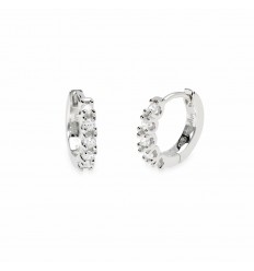 Arracades Mabina 563904 aro diamants lab-grown 0,027 ct plata 925