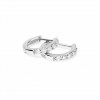 Mabina 563993 hoop earrings laboratory diamonds 0.025 ct 925 silver