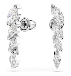 Pendientes Swarovski Mesmera talla marquesa blancos baño rodio 5748007