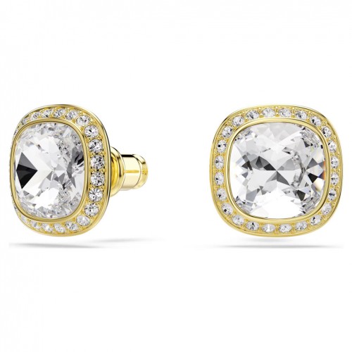 Swarovski Una Angelic earrings cushion cut white gold plated 5764762