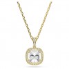 Colgante Una Angelic Swarovski talla cojín blanco acabado oro 5764761