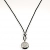 Pendant white gold diamonds C2211