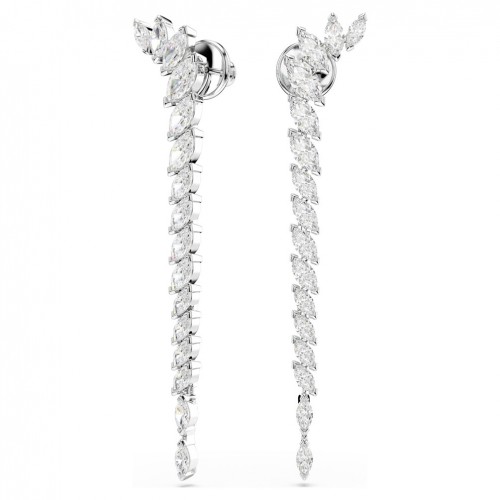 Swarovski Mesmera long earrings marquise cut white rhodium 5748006