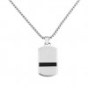 Lotus Style LS2641-1/1 men’s black steel necklace 55 cm