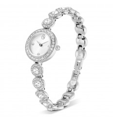 Reloj Swarovski Una Angelic 5737038 acero plateado con cristales 20 mm