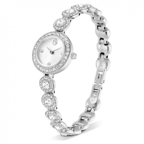 Swarovski Una Angelic 5737038 silver-tone steel crystal watch 20 mm