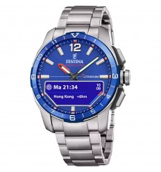 Rellotge Festina Connected D F23000/G híbrid titani esfera blava amb corretja