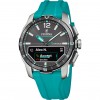 Reloj Festina Connected D F23000/J híbrido titanio negro con correa turquesa